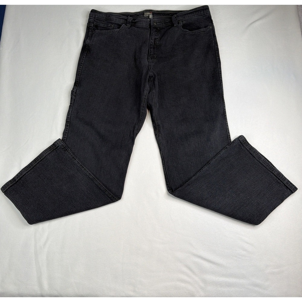 Royal Robbins Mens 38x32 Gray Stretch Utility Jeans Carpenter Outdoor Pants